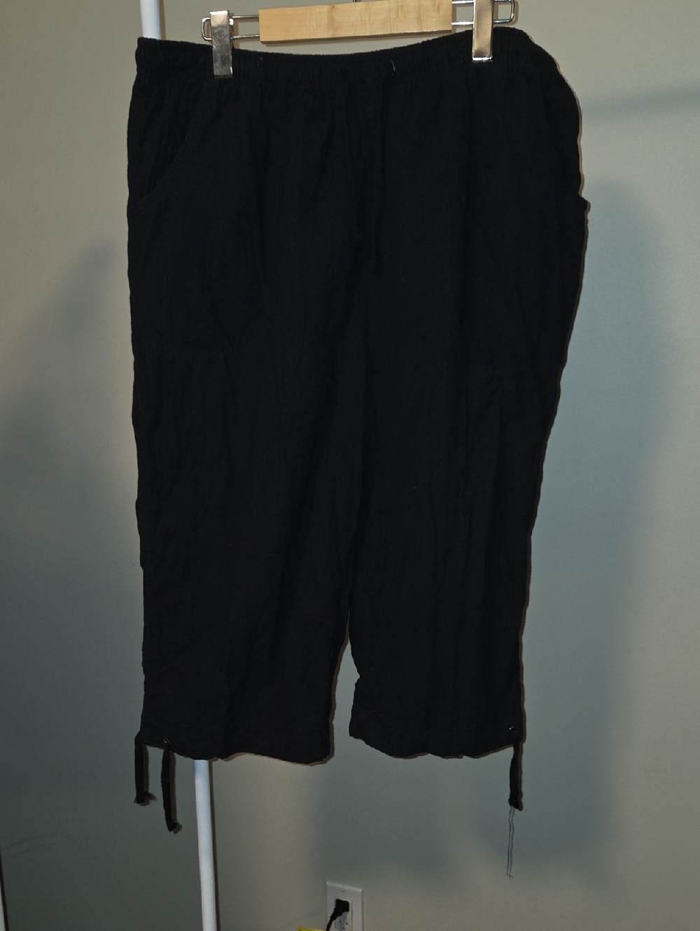 Classic Editions Black Drawstring Lounge Pants Size XXL